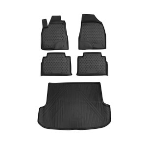 Lexus RX350 3D Floor-Trunk Mats - Omac - KIT - Black - '07-'09